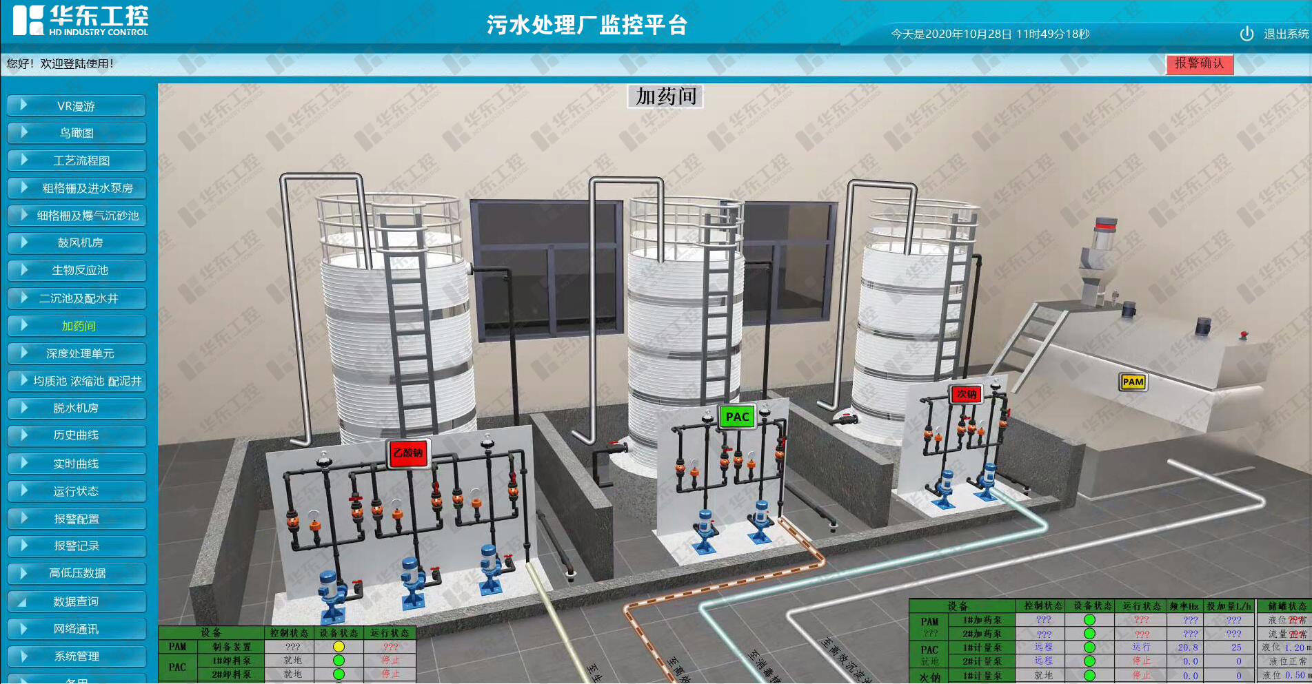 一体化污水管理软件