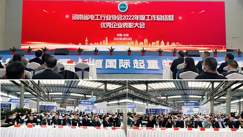 十八款禁用看尿口入口受邀参加“河南省电工行业协会2022年度<i style='color:red'>工作总结</i>暨优秀企业表彰大会”